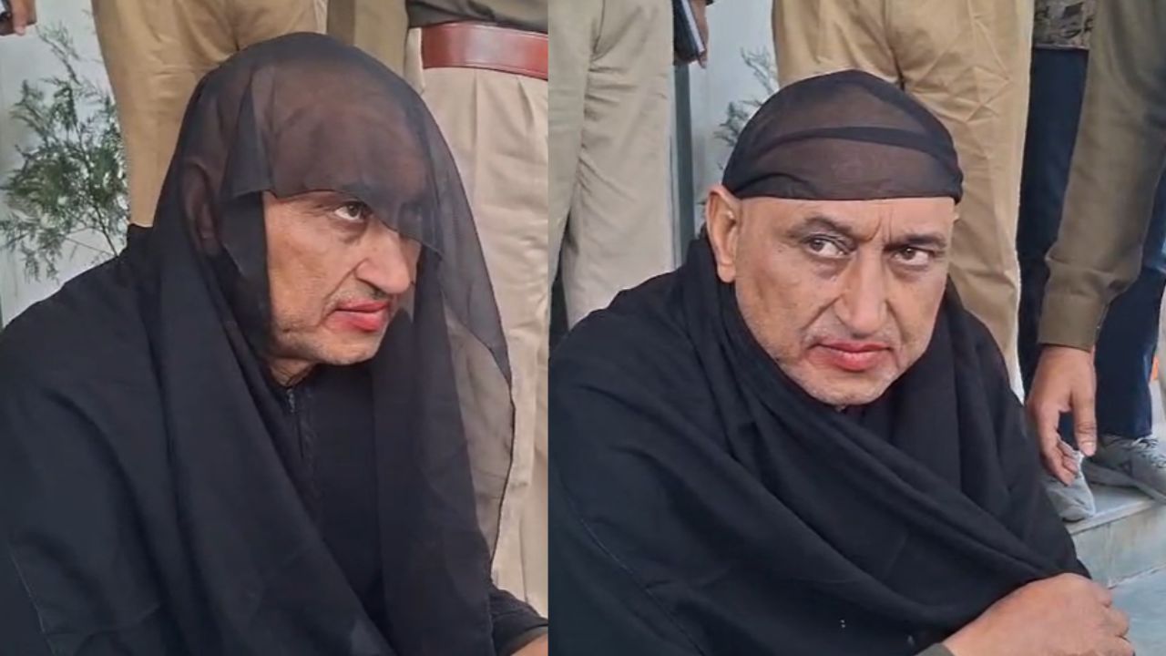 नाबालिग से रेप का आरोपी बुर्का पहन कर लिपस्टिक लगाकर महिला बनकर छिपा रहा, पुलिस ने वृंदावन से पकड़ा