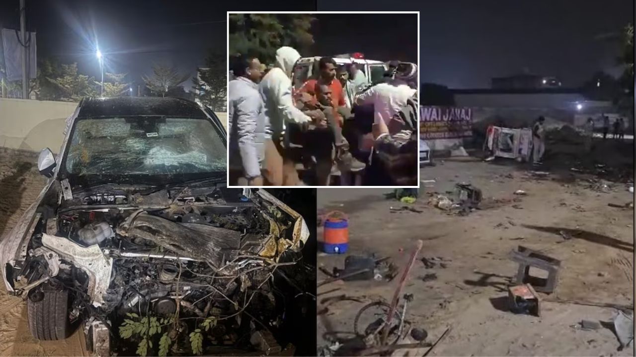बेकाबू ऑडी का मौत का तांडव...15 लोगों को कुचला, एक की मौत, कार में कांस्टेबल भी था