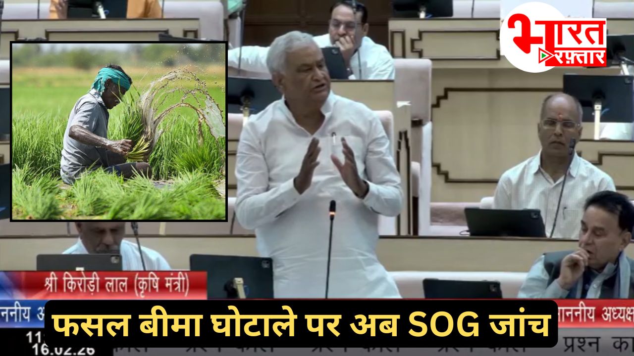 विधानसभा में किरोड़ी लाल मीणा का बड़ा ऐलान, फसल बीमा घोटाले मामले की होगी SOG जांच 