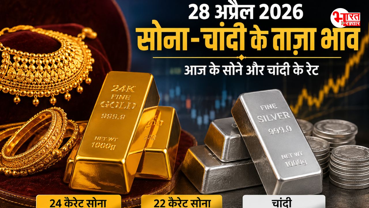 Gold Silver Rate Today: सोना-चांदी के दामों में बड़ी गिरावट, जानिए क्या है जयपुर में नया रेट 