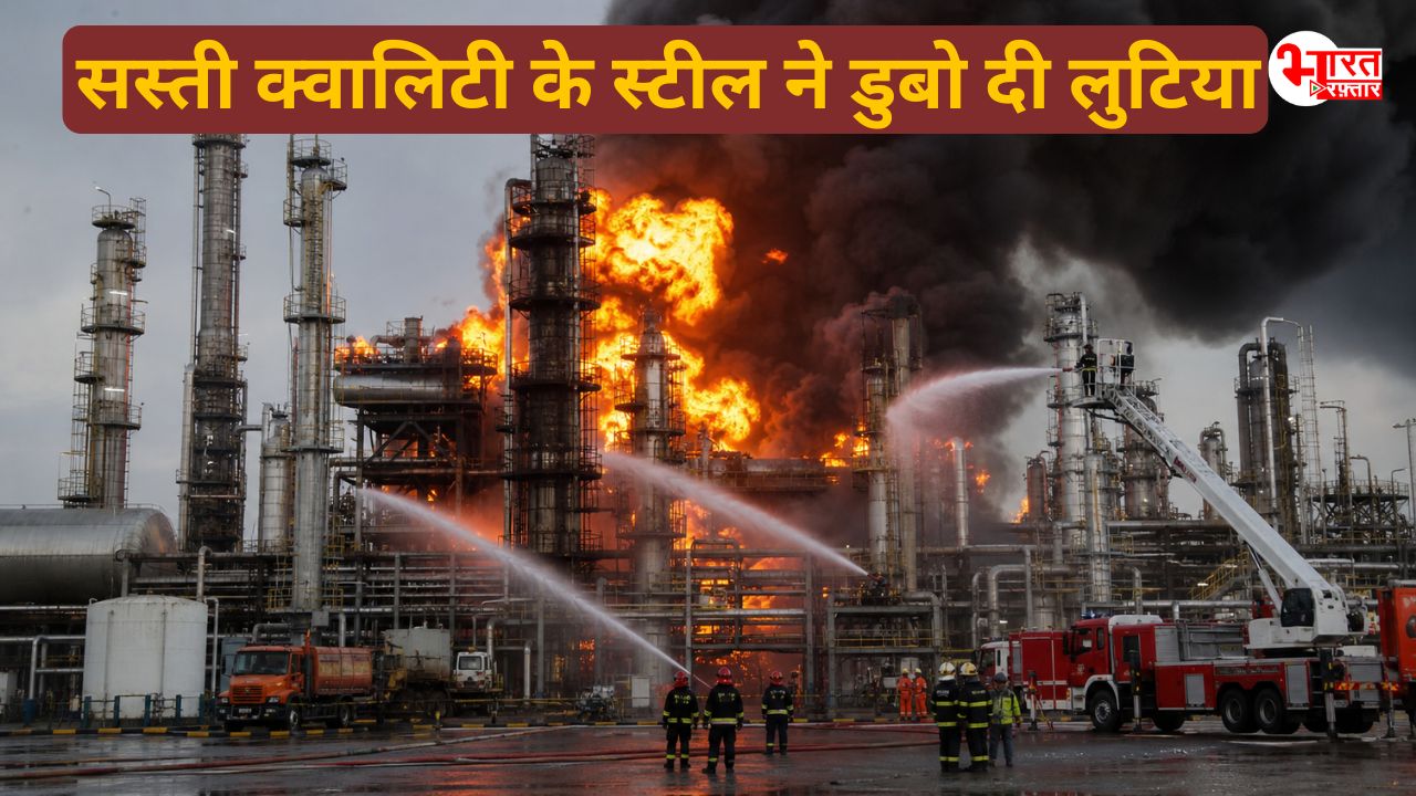 लो क्वालिटी का स्टील और नौसिखिया इंजीनियर...सामने आई पचपदरा रिफाइनरी में आग की वजह 