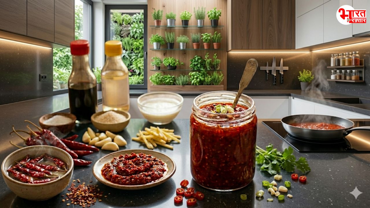 Schezwan Sauce: घर पर चुटकियों में बनाएं शेज़वान सॉस, महीनों तक कर सकते हैं स्टोर