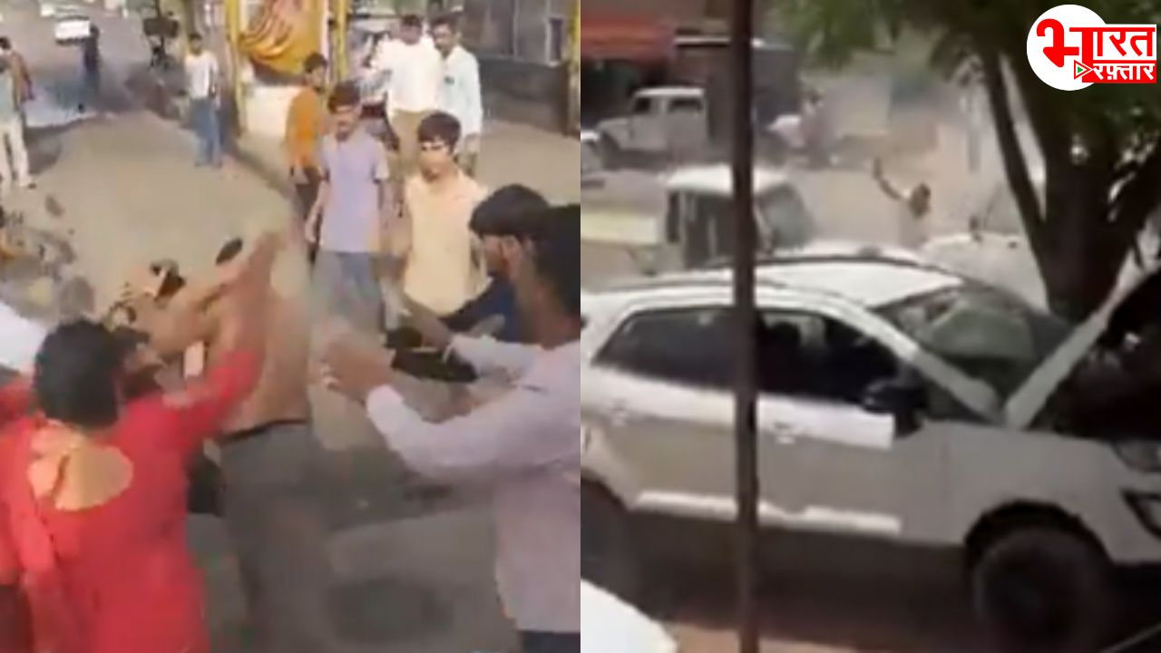 भजनलाल शर्मा चलवा रहे पुलिस से साइकिल, और खुले में गुंडागर्दी कर रहे राजस्थान के अपराधी, देखिये विडियो
