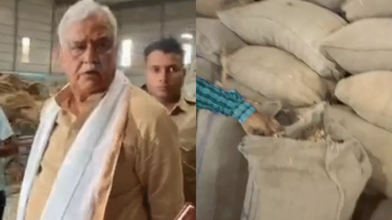 कृषि मंत्री किरोड़ी लाल मीणा का चौमूं की बीज फैक्ट्री में छापा, नामी ब्रांड के पाउच में भरी जा रही थी सड़ी मूंगफली के बीज
