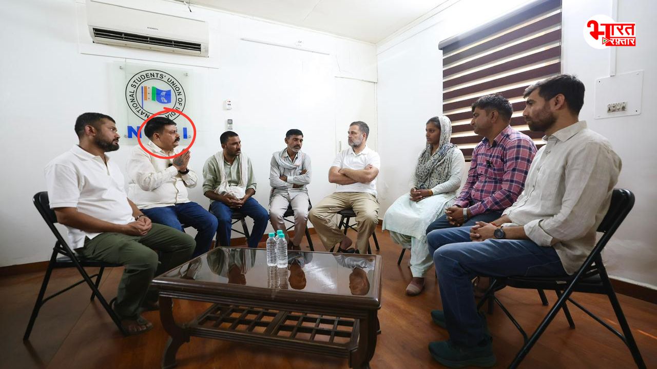 जिस आदमी के साथ सीकर के NEET स्टूडेंट का परिवार राहुल गांधी से मिला, वो निकला हिस्ट्रीशीटर 