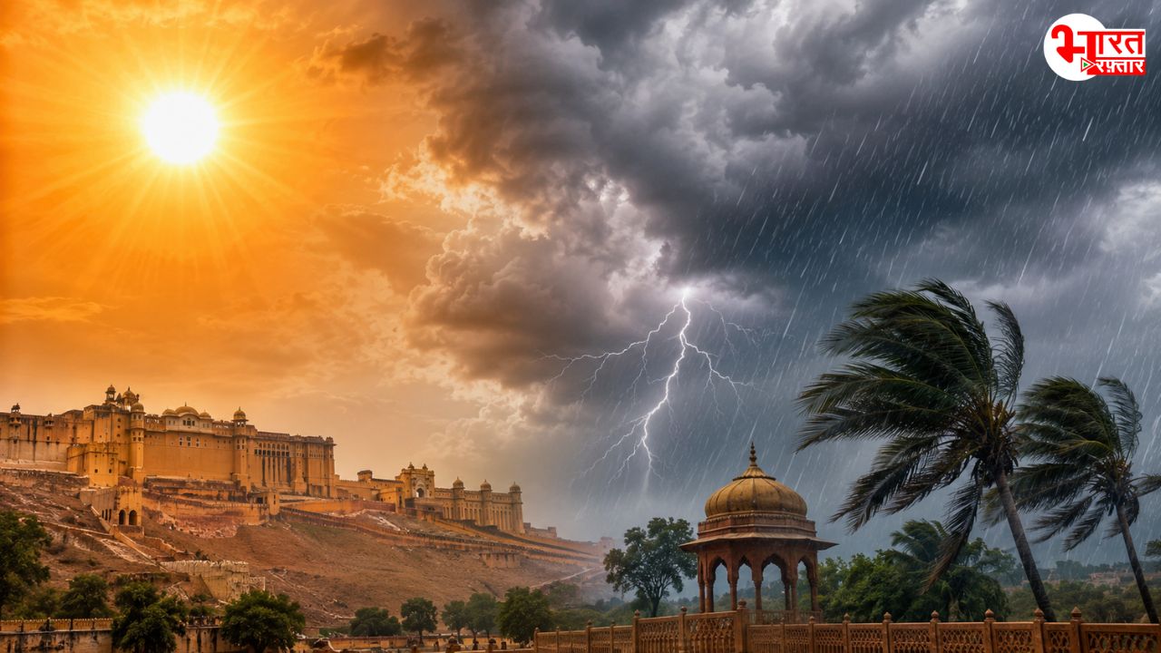Rajasthan Weather Update: जयपुर, दौसा समेत राजस्थान के इन जिलों में आंधी-बारिश का ऑरेंज अलर्ट, जानें आपके शहर का क्या है हाल? 