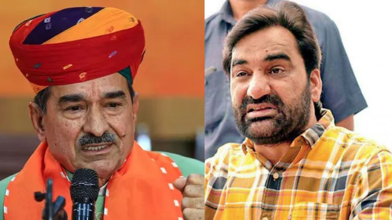 हनुमान बेनीवाल ने प्रदर्शनकारियों पर इनाम घोषित करने पर उठाए सवाल, मदन राठौड़ के सामने किया था विरोध 