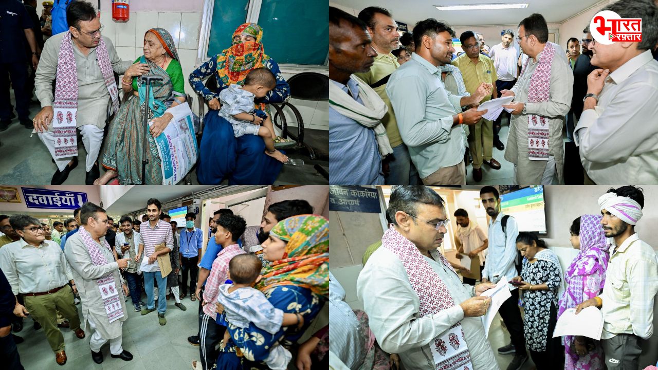 SMS अस्पताल का औचक निरीक्षण करने पहुंचे CM भजनलाल शर्मा, मरीजों से लिया फीडबैक 