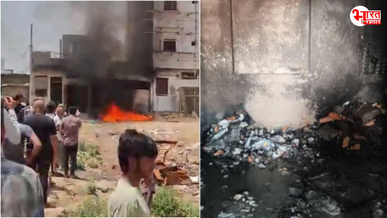 एक बार फिर अवैध बारूद के कारोबार ने लील ली जिंदगियां...जयपुर की पटाखा फैक्ट्री में आग, अब तक 3 जिंदा जले