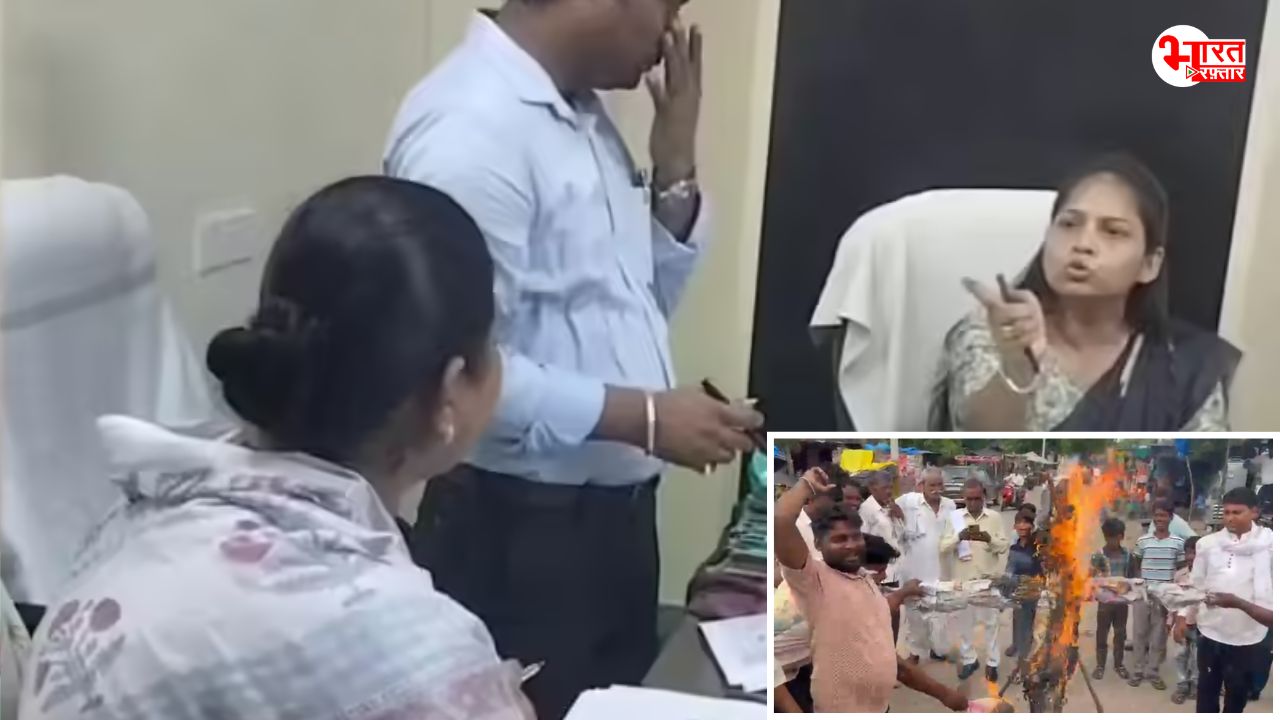 ‘ये जातिगत कार्रवाई’...,EO सस्पेंड मामले में रितु बनावत के खिलाफ सड़कों पर कुशवाहा समाज, पुतला फूंका