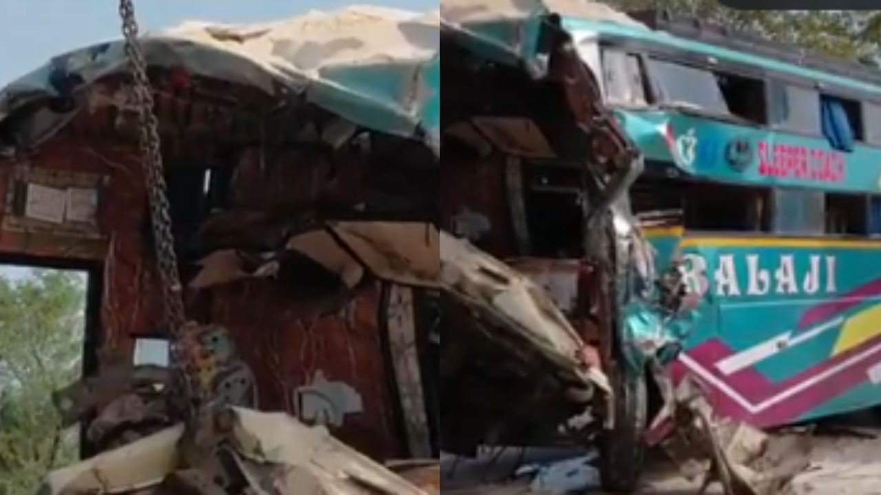 वडोदरा में बस और ट्रक की टक्कर में 7 लोगों की मौत, इनमें 5 राजस्थान के रहने वाले, 25 यात्री घायल