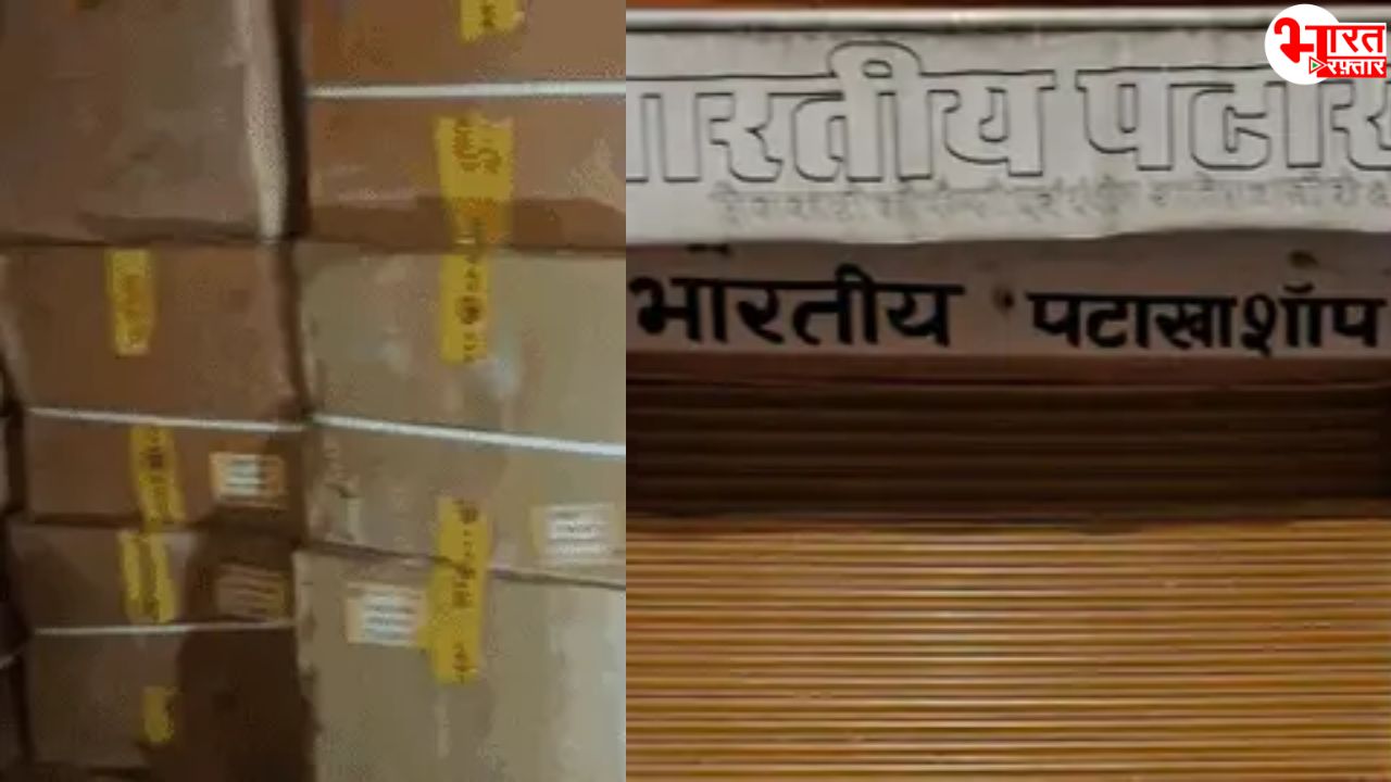 जयपुर पुलिस का बड़ा छापा! 10 अवैध पटाखा गोदामों पर कार्रवाई, 1000 किलो बारूद बरामद 